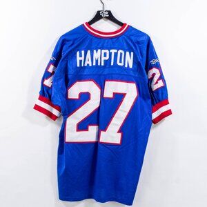 New York Giants NFL Rodney Hampton Reebok Jersey Sewn Size 52 Football